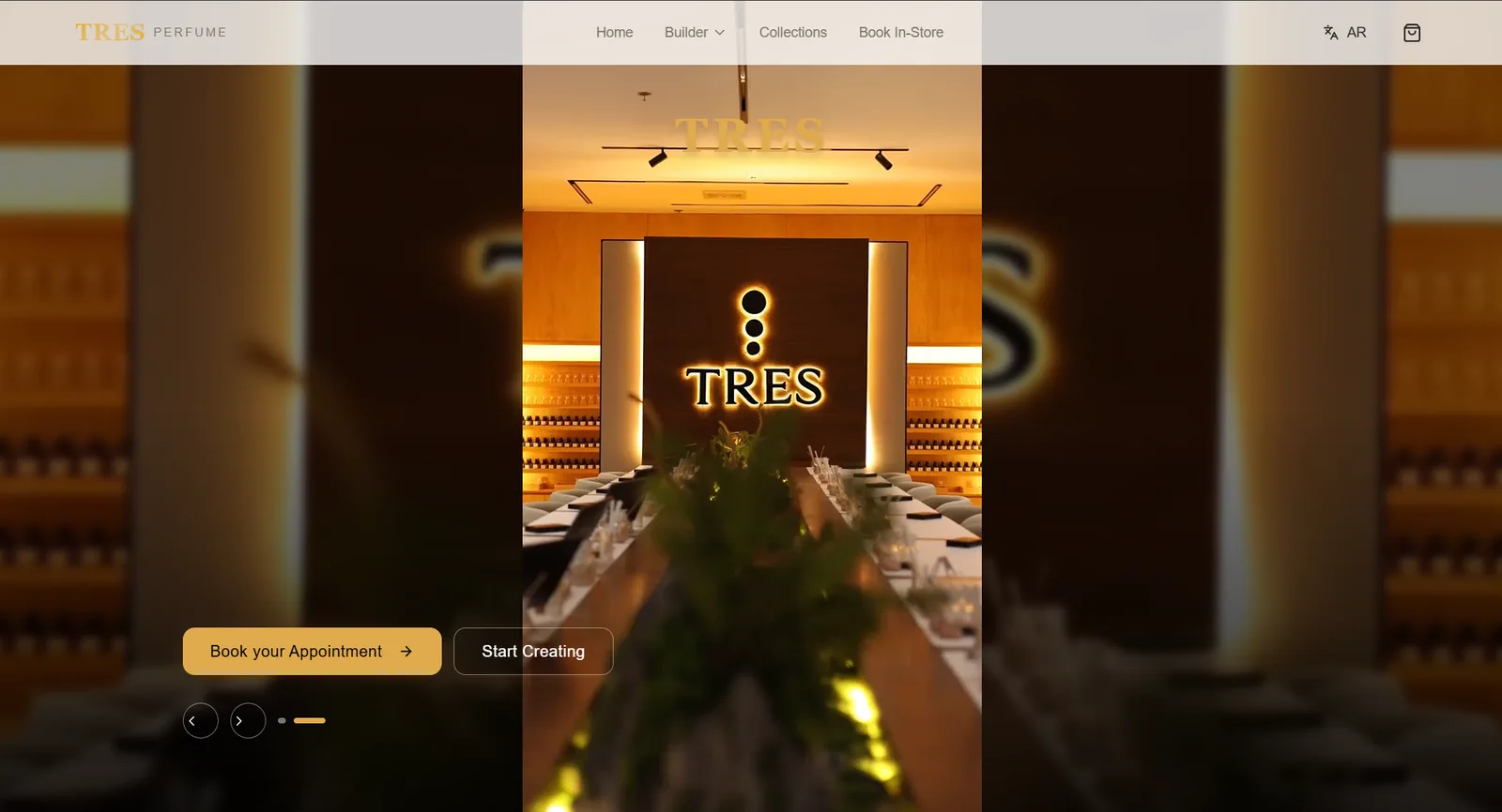TRES — Custom Perfume · KSA, a project by Auroa AI
